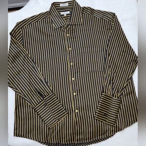 DanieI Ellissa Yellow and Black Dress Shirt with Classic Design